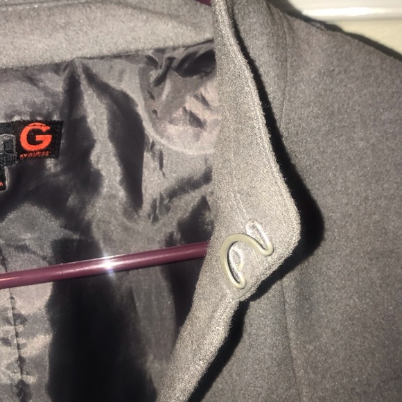 Men's Gray Wool Jacket - Picture 4 of 6